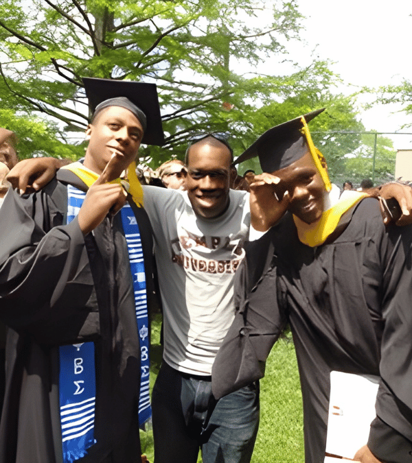 Graduation from Temple University